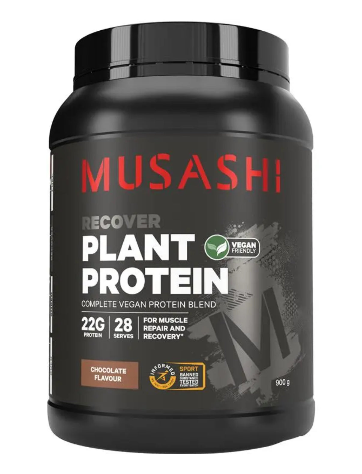Musashi Plant Protein Chocolate 900g