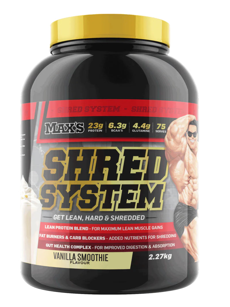 Max’s Shred System Vanilla Smoothie 2.27kg