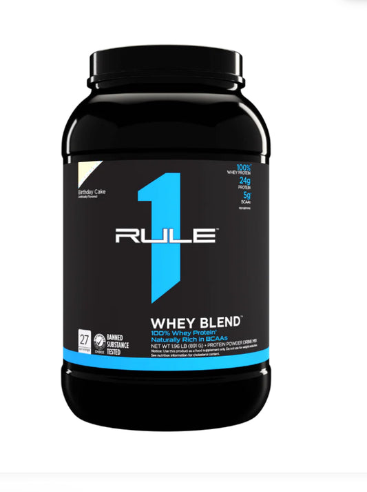 R1 Whey Blend Protein Birthday Cake 2Lb
