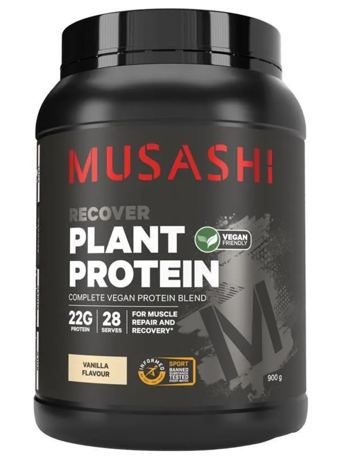 Musashi Plant Protein Vanilla 900g