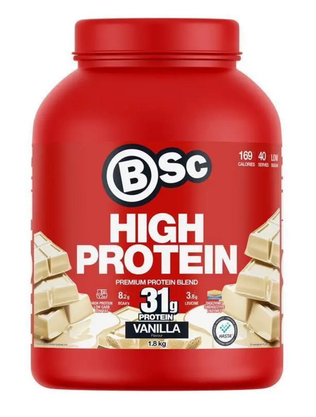 BSc High Protein Vanilla 1.8kg