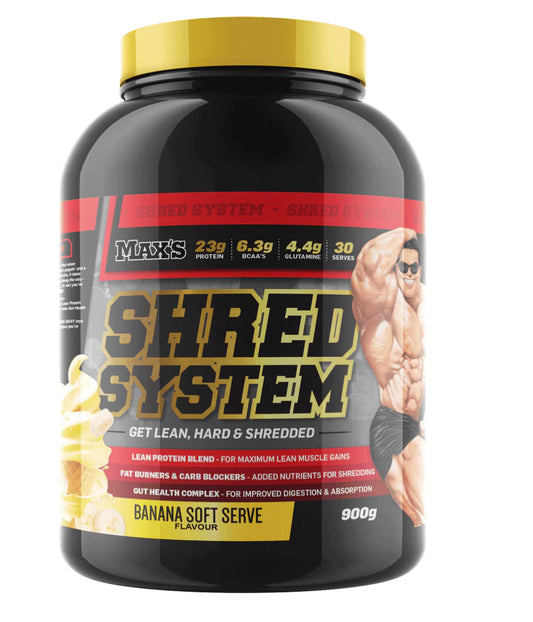 Max’s Shred System Banana Soft Serve 900G