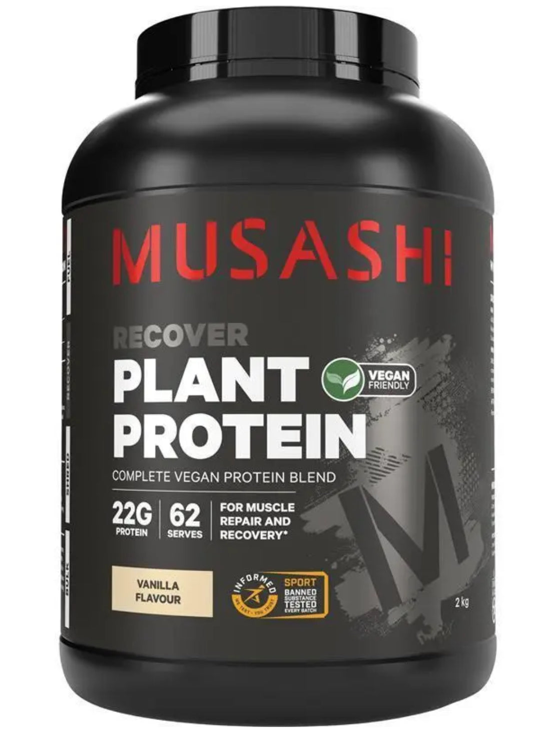 Musashi Plant Protein Vanilla 2Kg