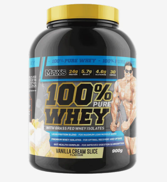 100% Whey Max’s Vanilla Cream Slice 900G