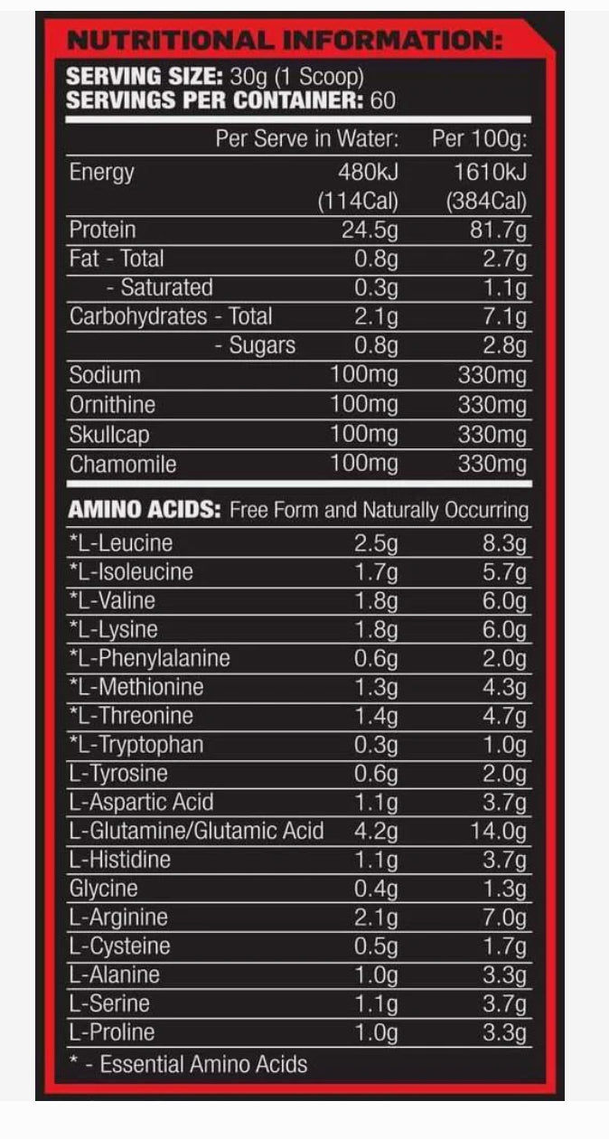 Anabolic Night Max’s Rich Chocolate Mousse 2Kg