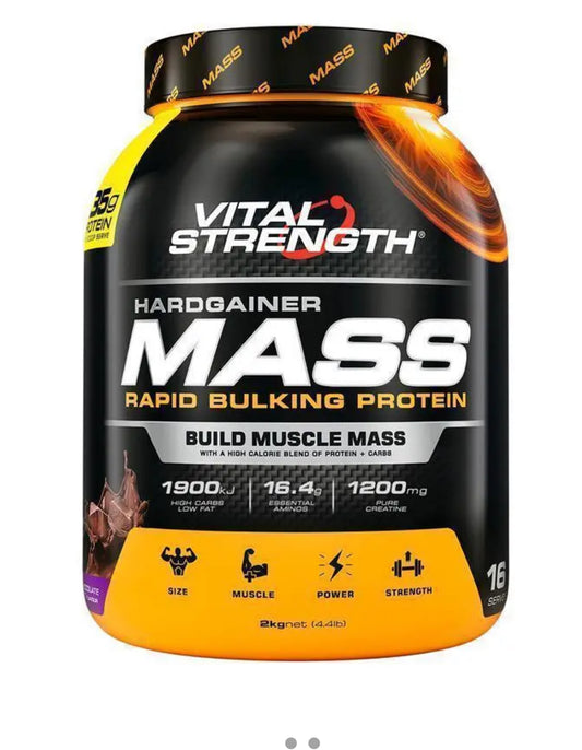 Vital Strength Hardgainer Mass Rapid Building Protein Chocolate Blast 2kg