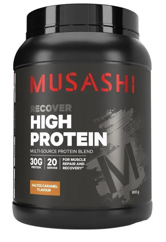Musashi High Protein Salted Caramel 900g
