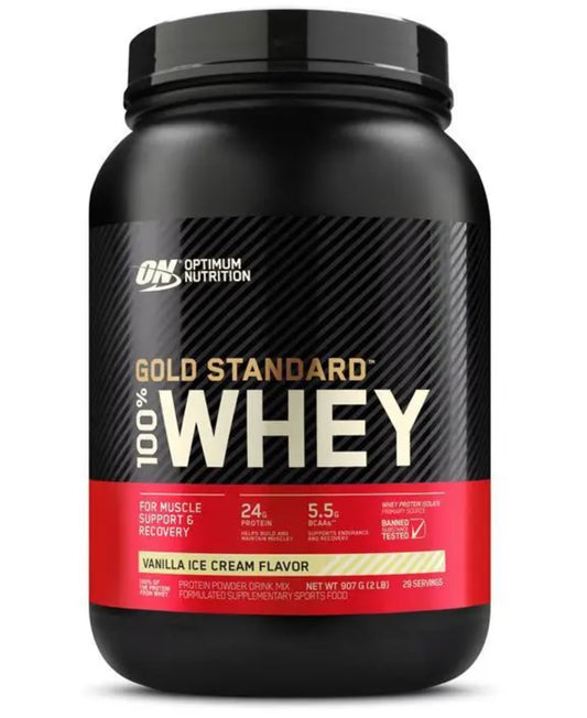 Optimum Nutrition Gold Standard Whey Vanilla Ice Cream 907g