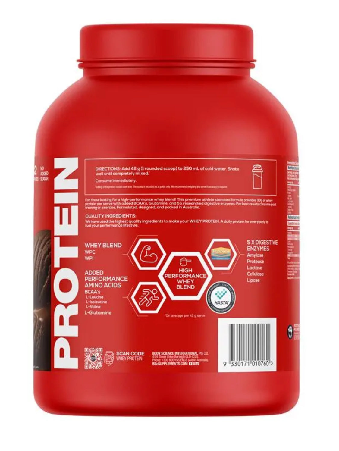 BSc Whey Protein Chocolate 1.8kg