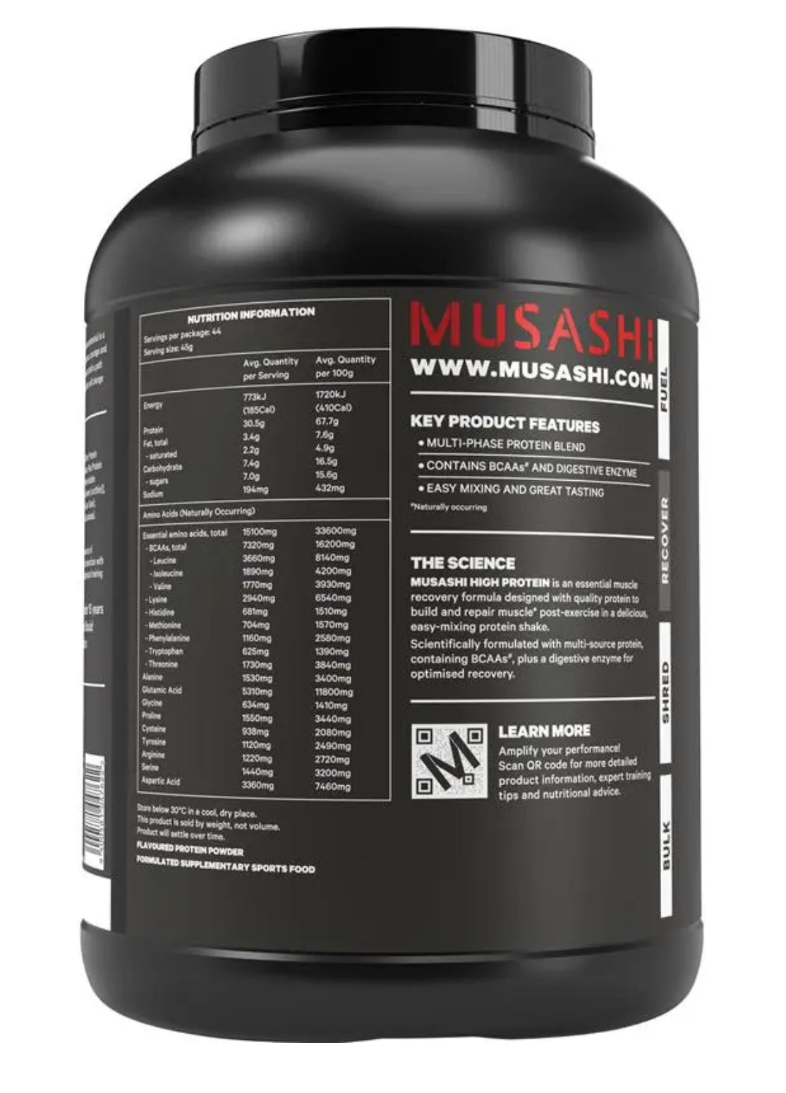 Musashi High Protein Vanilla 2kg