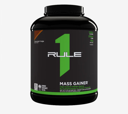 R1 Mass Gainer By Rule 1 Chocolate Fudge 2.6Kg