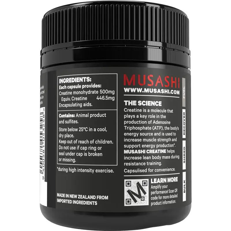 Musashi Creatine 120 Capsules
