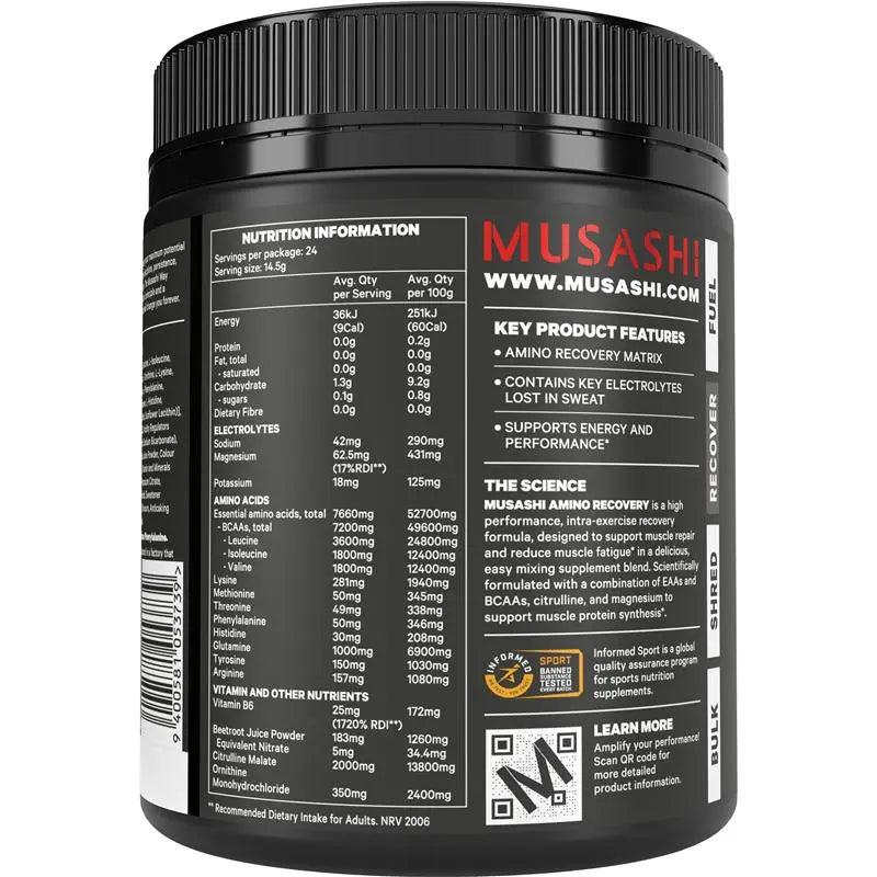 Musashi Amino Recovery Purple Grape 350g