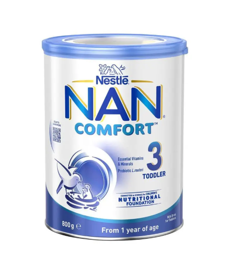 Nestle NAN COMFORT 3 Toddler Milk Drink Powder, From 1 year – 800g