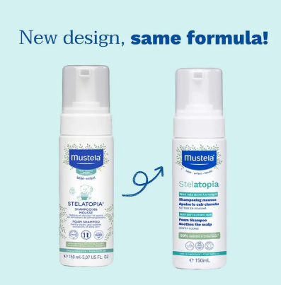 Mustela Stelatopia Foam Shampoo 150ml