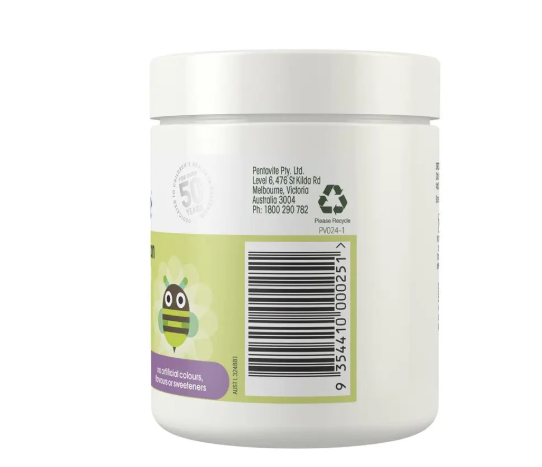 Pentavite Multivitamin + Iron Kids 60 Chewable Tablets