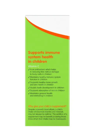 Brauer Kids Liquid Vitamin C 200ml Exclusive Size