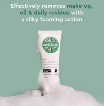 DermaVeen Face Foaming Cleanser 125ml