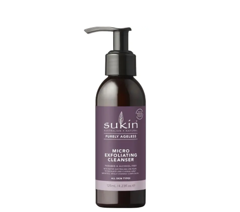 Sukin Purely Ageless Micro Exfoliating Cleanser Pump 125ml