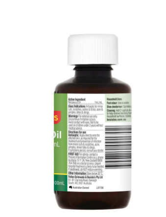 Bosisto's Tea Tree Oil 100mL