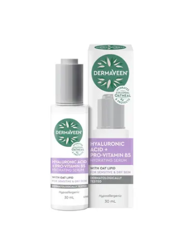 DermaVeen Face Hyaluronic Acid + Pro-Vitamin B5 Hydrating Serum 30ml
