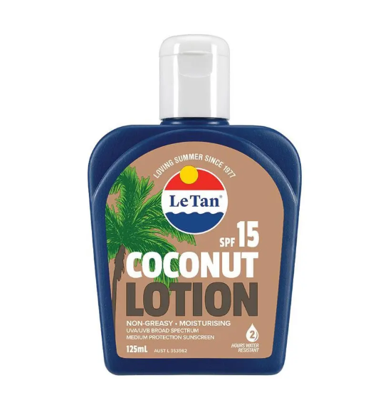 Le Tan SPF 15+ Coconut Sunscreen Lotion 125ml
