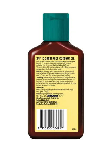 Reef Coconut Oil SPF 15+ 125ml