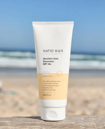 Natio Sensitive Skin Sunscreen SPF 50+ 200ml