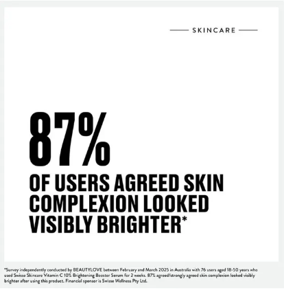 Swisse Beauty Vitamin C 10% Brightening Booster Serum 30ml