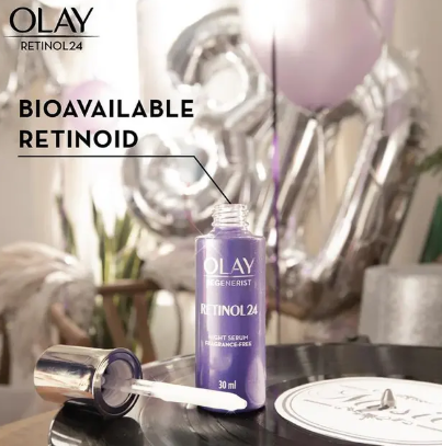 Olay Regenerist Retinol 24 Night Serum Fragrance Free 30ml