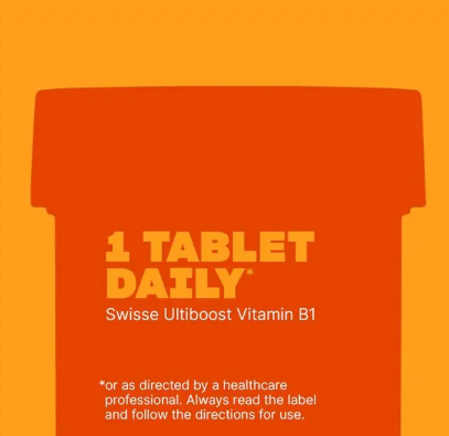 Swisse Ultiboost Vitamin B1 250mg 60 Tablets