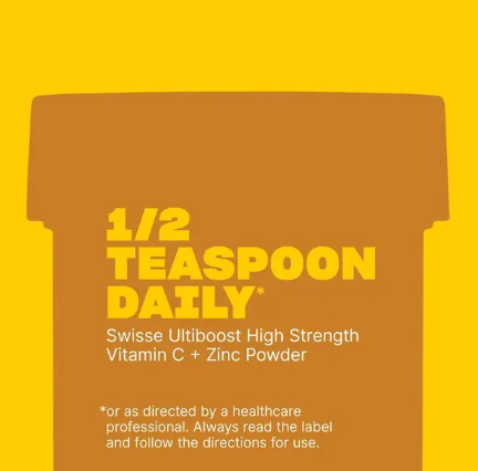 Swisse Vitamin C + Zinc Powder Orange 150g