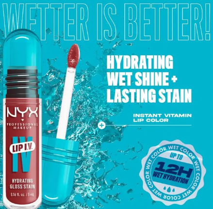NYX Lip IV Hydrating Gloss Stain Hydra-Honey