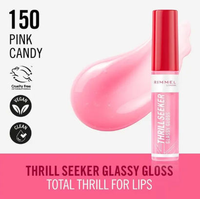 Rimmel Thrill Seeker Glassy Gloss 150 Pink Candy