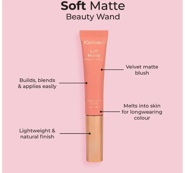 MCoBeauty Soft Matte Beauty Wand Cosmopolitan Blush
