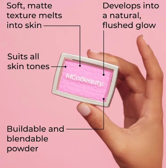 MCoBeauty Glow Up pH Powder Blush Rosy Pink