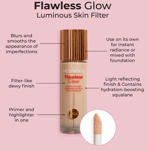 MCoBeauty Flawless Glow Luminous Skin Filter 2 Fair