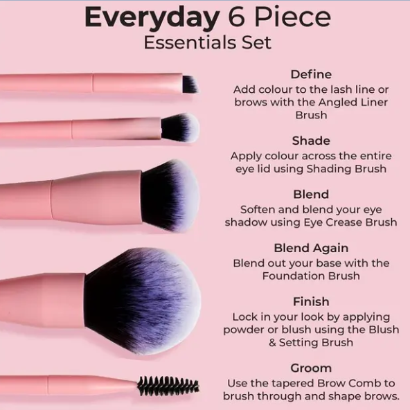 MCoBeauty Everyday 6 Piece Essentials Set
