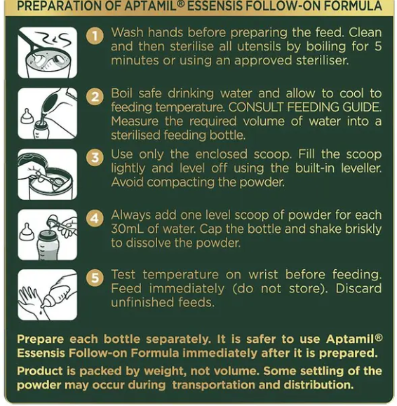 Aptamil Essensis Organic A2 Protein Milk 2 Premium Follow-On Formula From 6-12 Months 900g