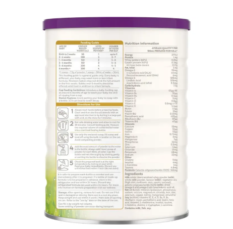 A2 Gentle Gold Premium Infant Formula Stage 1 From Birth 800g