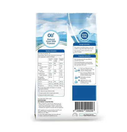 Oli6 Natural Goat A2 Milk Powder 1kg