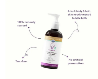 Itchy Baby Co. Natural Baby Shampoo & Body Wash 250ml
