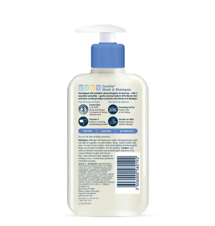CeraVe Baby Wash Shampoo 237ml
