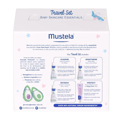 Mustela 4 Piece Travel Set
