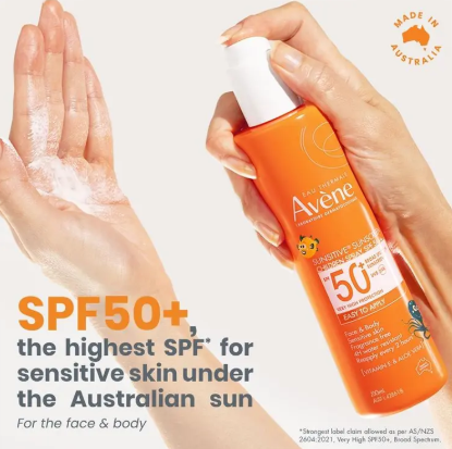 Avene Sunsitive Sunscreen Children Spray SPF 50+ 200ml