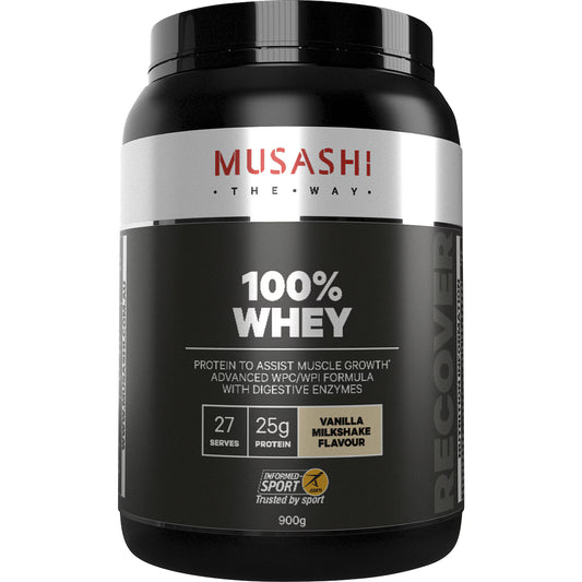 Musashi 100% Whey vanilla 900G