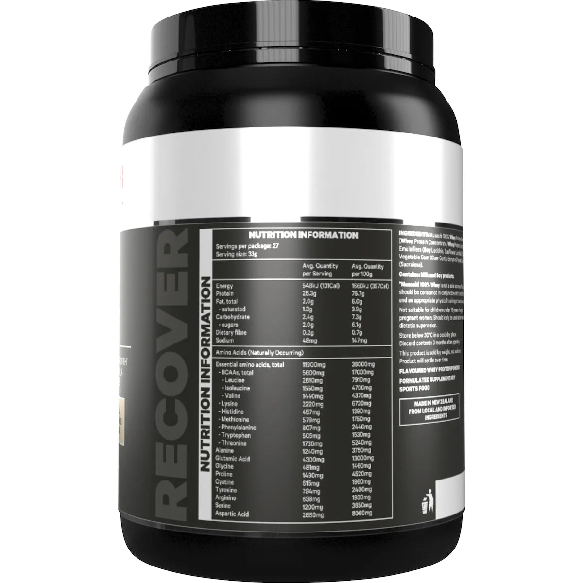 Musashi 100% Whey vanilla 900G