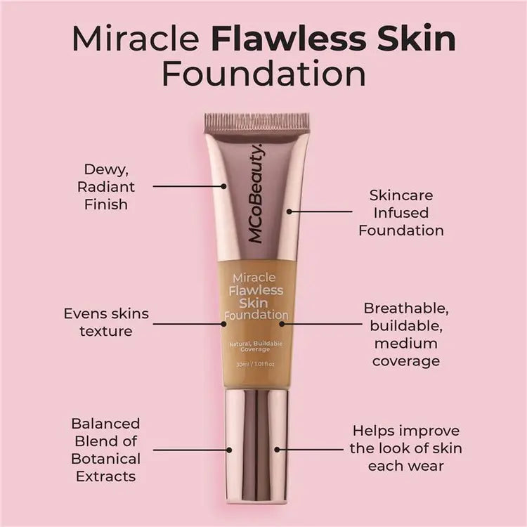 MCoBeauty Miracle Flawless Skin Foundation Nude Beige