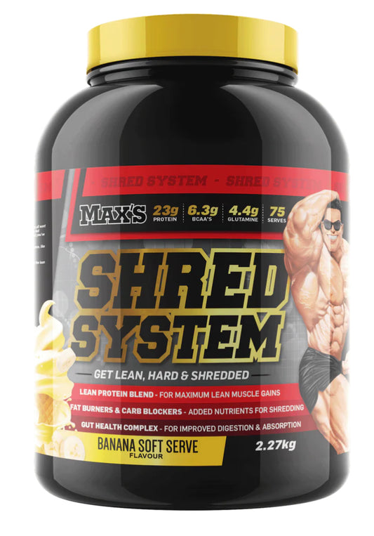 Max’s Shred System Banana Soft Serve 2.27kg