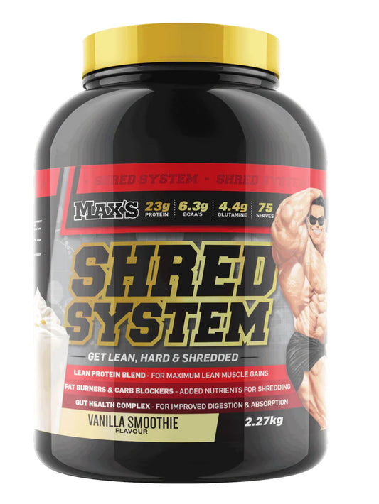 Max’s Shred System Vanilla Smoothie 2.27kg